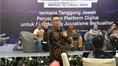 Sosialisasi Perpres Nomor 32 Tahun 2024: Industri Pers Sehat, Karya Jurnalismenya Makin Berkualitas