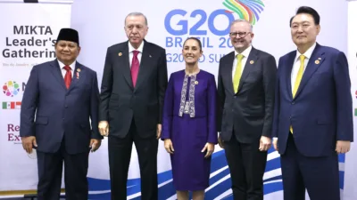 4 Pemimpin Negara MIKTA dan Presiden Prabowo Sepakat Cari Solusi Bersama untuk Tantangan Global