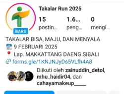 Takalar Run 2025: Link Pendaftaran Baru Tayang Langsung Tutup!!”