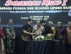 Hadiri Milad Pertama Lembaga Pusaka dan Sejarah Lipang Bajeng, Sekda Takalar Harap Semangat Para Pejuang Menjadi Semangat Motivasi Untuk Generasi Muda