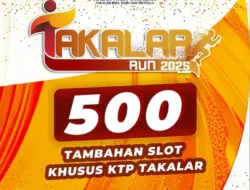 Kabar Gembira, Khusus Warga KTP Takalar, di Buka 500 Kuota Peserta FUN RUN 2025