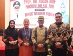 Pj. Bupati Takalar Didampingi Pj. Ketua TP. PKK Hadiri Lepas Pamit Pj. Gubernur Sulsel