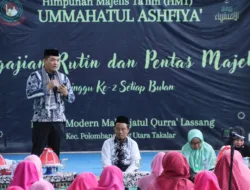 Pj Bupati Takalar Hadiri Pengajian Rutin Majelis Taklim Ilmu HMT Lassang
