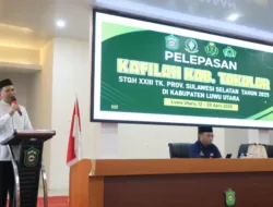 Wabup Takalar Lepas Kontingen Kafilah Dalam Ajang STQH ke-XXIII Tingkat Provinsi Sulsel