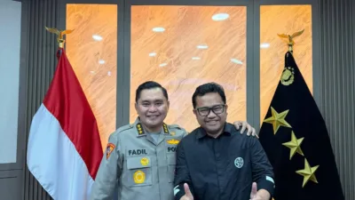 Temui Komjen Fadil Imran tokoh terbaik Gowa, Darmawangsyah Muin dapat wejangan: Berpihak pada kebenaran untuk Rakyat Gowa