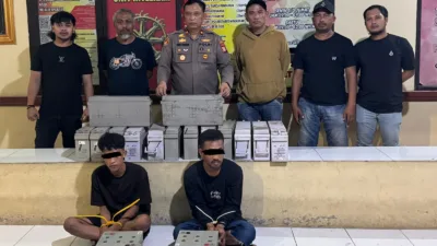 Polsek Manggala Bongkar Sindikat Pencurian Baterai Tower Lintas Kabupaten, Dua Pelaku Ditangkap