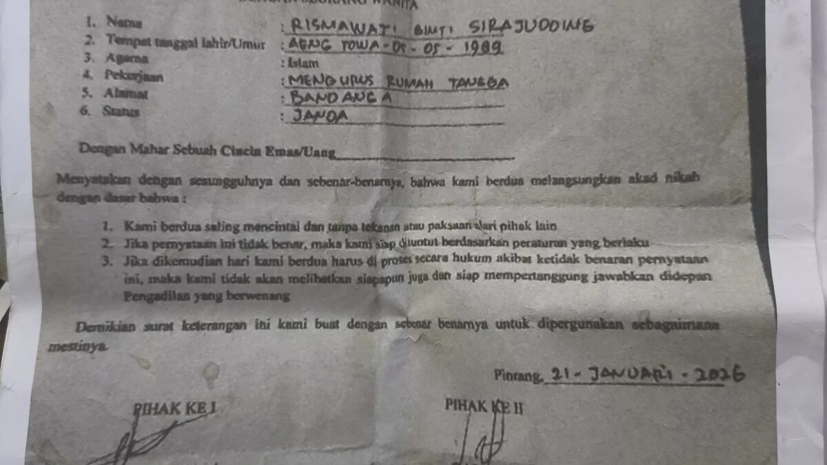 Dugaan Perzinahan Ditolak Polrestabes Makassar.