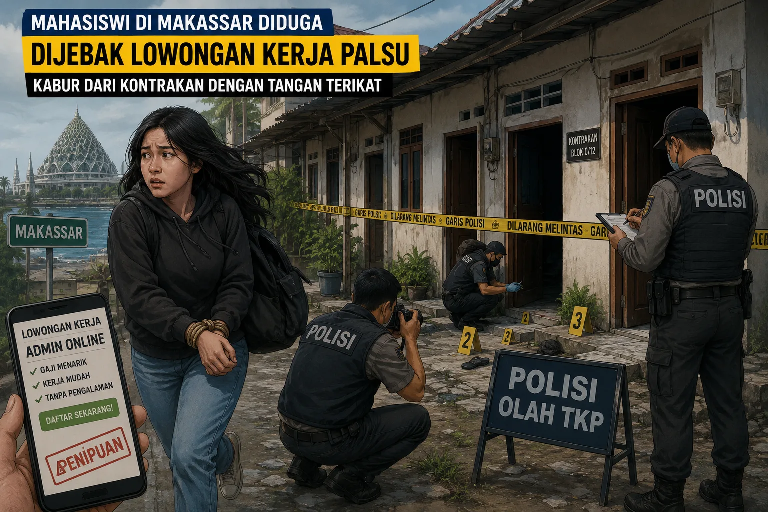 Lowongan kerja palsu.