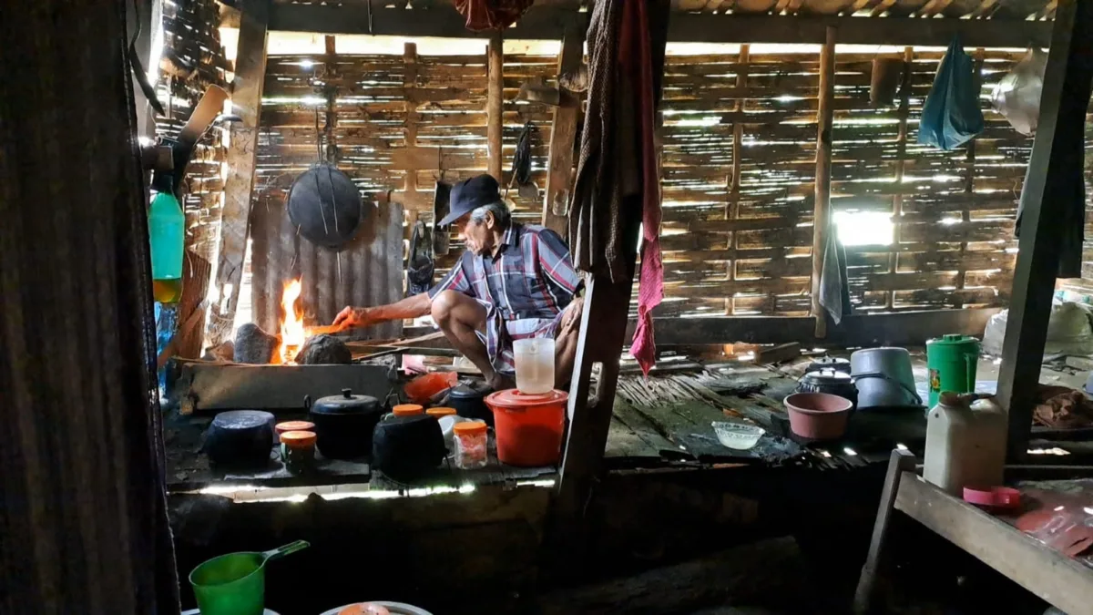Miris, Lansia Sebatang Kara di Gowa Bertahan Hidup di Rumah Reyot, Berbagi Ruang dengan Ayam
