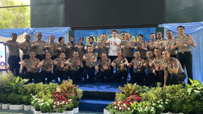 Sespimma Polri Angkatan 75 Pokjar V Gelar Baksos dan Santuni Anak Yatim di Polres Sumedang