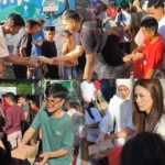 Momen Idul Adha, Kapolres Gowa dan Istri Libatkan Anak-anaknya dalam Pembagian Daging dan Pemotongan hewan Kurban