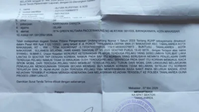 Kasus Penganiayaan yang Dilakukan Seorang ASN Pelayanan Barombong Mandek ditangan Polsek Tamalanrea