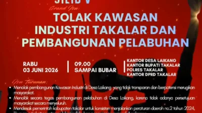 Besok, Warga Laikang Kembali Turun ke Jalan Tolak PSN di Takalar, Ini Rute dan Tuntutannya
