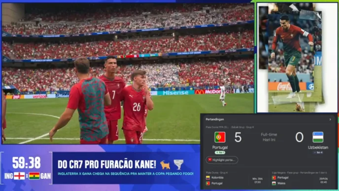FULL Time! Ronaldo Cetak Brace, Hasil Skor Uzbekistan vs Portugal 5-0 di Piala Dunia 2026