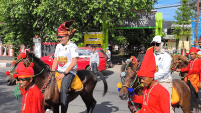 Kapolres Gowa Cup Dibuka Meriah, Diiringi Parade Berkuda Dan Tradisi Adat Khas Gowa