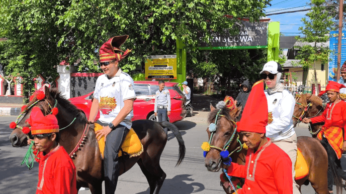 Kapolres Gowa Cup Dibuka Meriah, Diiringi Parade Berkuda Dan Tradisi Adat Khas Gowa