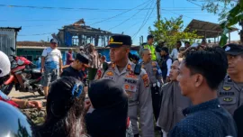AKP Asfada, Kapolsek Tallo : Hingga Sabtu (31/7/2026), data terbaru dari Polsek Tallo mencatat sebanyak 57 rumah hangus terbakar, mengakibatkan 83 kepala keluarga (KK) atau 317 jiwa terdampak.