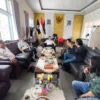 Kepala Kanwil Ditjenpas Sulsel Mulyadi menggelar Audiensi dengan IJTI Pengda Sulsel di ruang kerja Kanwil Ditjenpas Sulsel.
