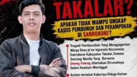 Kasus dugaan pembunuhan dan perampokan yang menewaskan Mo'mi Daeng Paleng (56), warga Dusun Je'ne, Desa Lagaruda, Kecamatan Sanrobone, Kabupaten Takalar, Sulawesi Selatan, hingga kini belum menemukan titik terang.