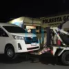 Penyidik Tindak Pidana Korupsi (Tipidkor) Satreskrim Polresta Gowa menyita satu unit mobil Toyota HiAce bernomor polisi DD 7010 HT.