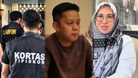Adi Bintang Kuasa Hukum Bupati Gowa Sitti Husniah Talenrang memberikan tanggapan setelah kliennya resmi ditetapkan sebagai tersangka oleh Kortastipidkor Polri .