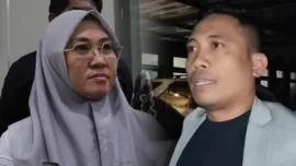 Bupati Gowa, Sitti Husniah Talenrang dan Muhamad Basri Alias Ombas Alias BK diperiksa Polisi dihari yang sama. Kamis (01/10/2027)